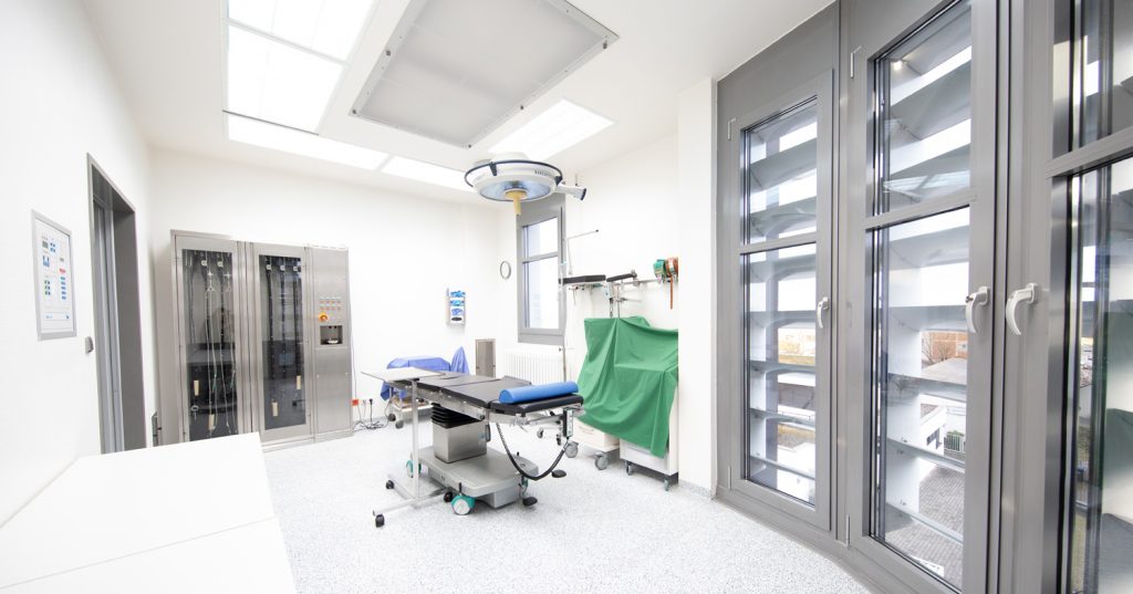 Operationssaal des Kopetenzzentrums für Chirurgie und Proktologie in Ludwigsbuurg